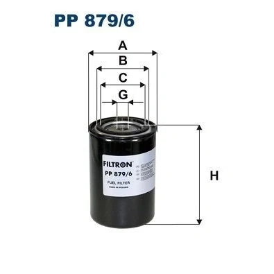 Billede af FILTRON PP 879/6 Brændstoffilter Påskruet filter