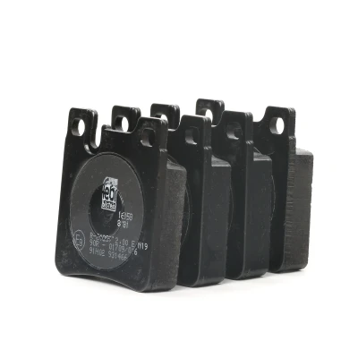 Billede af FEBI BILSTEIN 16158 Bremseklodser bagaksel Forberedt til slidindikator MERCEDES BENZ: W124 Sedan, C klasse CLK Coupe, CHRYSLER: Crossfire Coupe