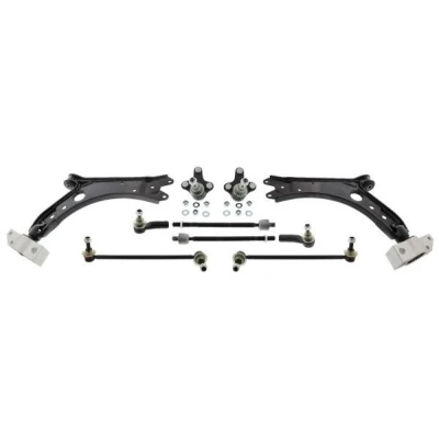 Billede af MAPCO 53723 Bærearmssæt venstre foraksel, højre foraksel med bære /styreled, koblingsstang, styrestang VOLKSWAGEN: Golf 5, Jetta 3