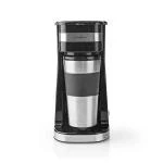 Billede af Nedis Kaffemaskine Maksimal kapacitet: 0.4 l 1 Hold varm funktion Sort / Sølv