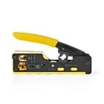 Billede af Crimp Tang CAT5 / CAT5e CAT6 CAT6a CAT7 RJ12 RJ45 Klipper Plier Stripping Soft Touch Stål Gul Sort