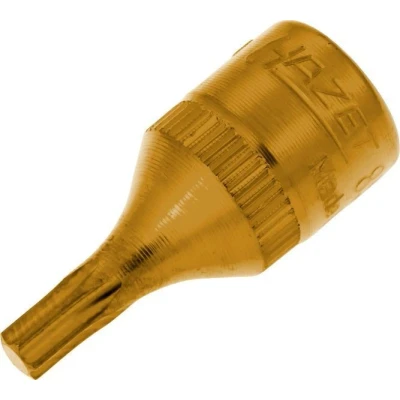 Billede af HAZET torx 8502 T20 Skraldenøgleindsats (Hexagon) Krom vanadium stål indre riflet