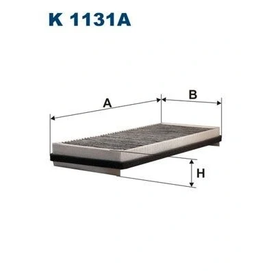 Billede af Filter, indvendig luft FILTRON K 1131A