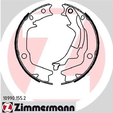 Billede af ZIMMERMANN 10990.155.2 Håndbremseklodser Billede svarer til leveringsomfang HYUNDAI: i20 I Hatchback
