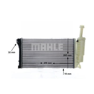 Billede af MAHLE ORIGINAL CR 10 000S Radiator 540 322 18 med holder, tilbehør tætningsring, stempelklips, skrue Mekanisk fuget køleripper