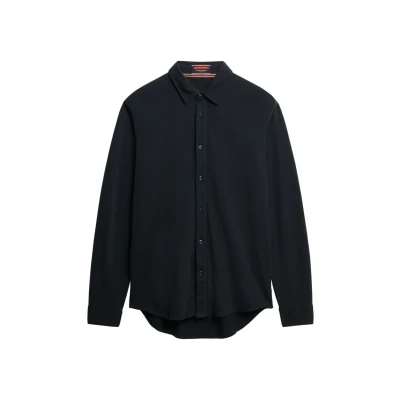 Billede af Superdry LONG Sleeve Skjorter, Herre, Størrelse: XXL, Sailing navy