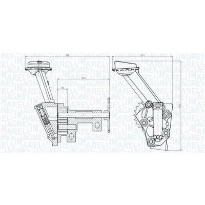 Billede af Oliepumpe MAGNETI MARELLI 351516000144