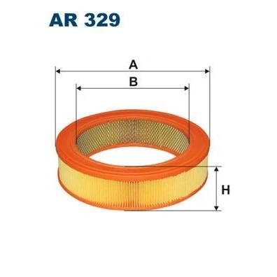 Billede af FILTRON AR 329 Luftfilter 61 260 Filterindsats MITSUBISHI: Lancer 4 Limousine