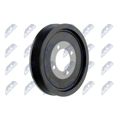Billede af NTY RKP PL 016 Remskive Krumtapaksel 6PK 154 med monteringsvejledning OPEL: Corsa D Hatchback, Zafira B
