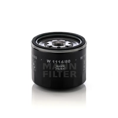 Billede af MANN filter W 1114/80 Oliefilter M 20 X 1.5 Påskruet MAZDA: 323 P V Hatchback, III Stationcar, E Serie Ladvogn / Chassis