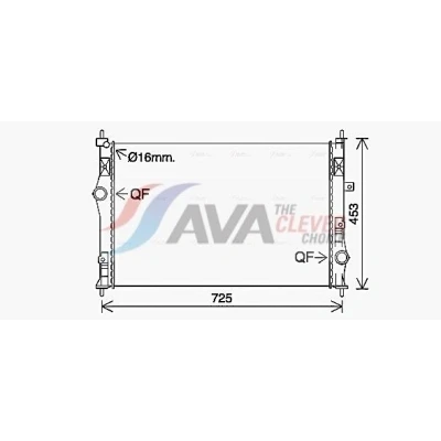 Billede af PRASCO PE2412 Radiator Aluminium 648 408 26 med lynkobling Loddet køleripper
