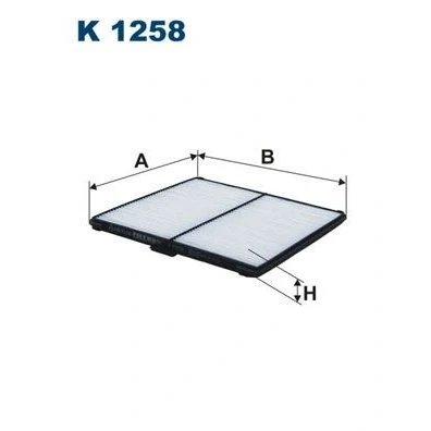 Billede af FILTRON K 1258 Kabinefilter Partikelfilter 194 203 10 CHEVROLET: Matiz