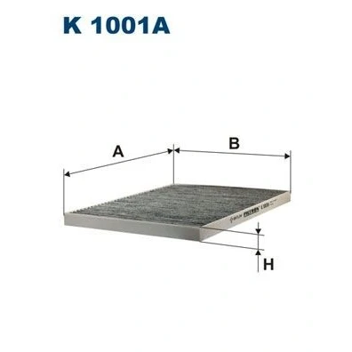 Billede af Filter, indvendig luft FILTRON K 1001A