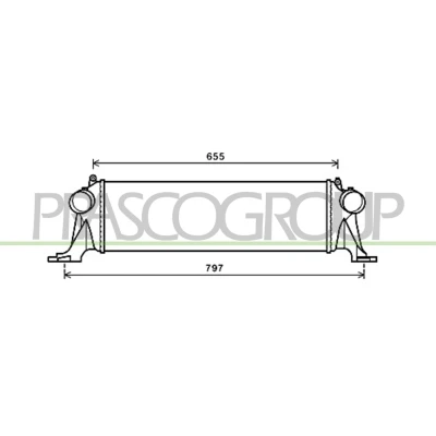 Billede af PRASCO FT929N002 Intercooler