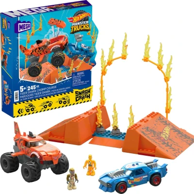 Billede af Konstruktionssæt Hot Wheels Mega Construx Smash &amp; Crash Shark Race 2