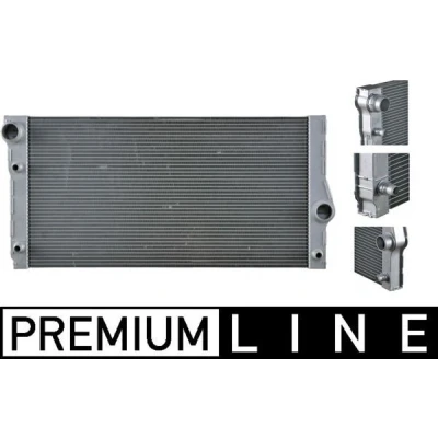Billede af MAHLE ORIGINAL CR 1148 000P Radiator til køretøjer med klimaanlæg 600 326 32 Loddet køleripper