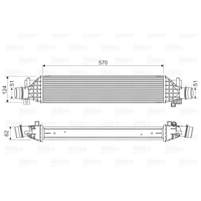 Billede af VALEO 818629 Intercooler uden EGR ventil