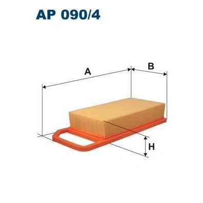 Billede af FILTRON AP 090/4 Luftfilter 59 153 357 Filterindsats CITROËN: C5 III Stationcar, 3, II Hatchback, PEUGEOT: 407 SW, Sedan