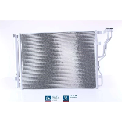 Billede af NISSENS 940245 Kondensator med tørrer Aluminium 538 R 134a HYUNDAI: i40 Sedan