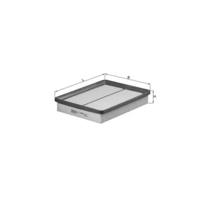 Billede af MAHLE ORIGINAL LX 1039 Luftfilter 41,5 190 239,0 Filterindsats KIA: Magentis I, HYUNDAI: SONATA 4