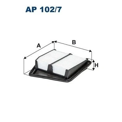 Billede af FILTRON AP 102/7 Luftfilter 57 210 240 Filterindsats HONDA: ACCORD 8, 8 Kombi