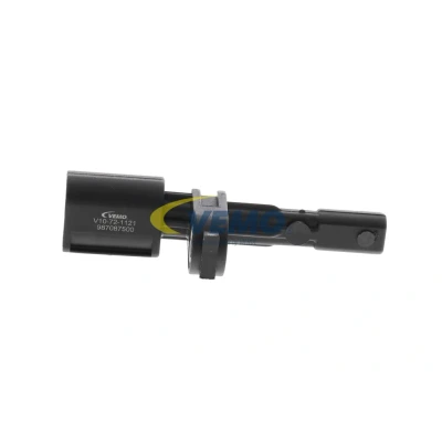 Billede af VEMO Original Quality V10 72 1121 ABS sensor bagaksel uden kabel til køretøjer med Hall princip, aktiv 2 12 sort D form VOLKSWAGEN: Golf 7