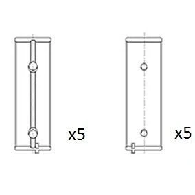 Billede af FAI AutoParts BM1042 STD Krumtapakselleje PEUGEOT: 205 XA/XAD Van, 106 II Hatchback, 405 Stationcar