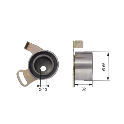 Billede af GATES FleetRunner Micro V Stretch Fit T41168 Strammehjul, tandrem