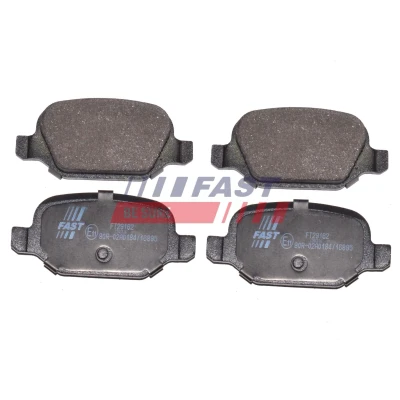 Billede af FAST FT29162 Bremseklodser bagaksel Ekskl. slidadvarselskontakt FIAT: 500 Hatchback, Panda II Punto Hatchback