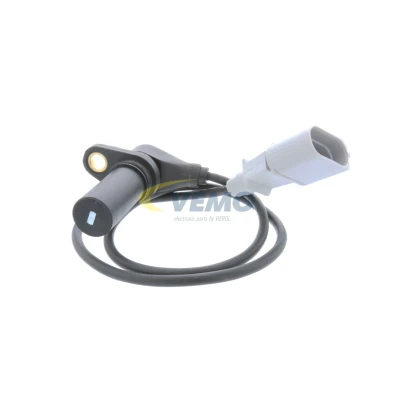 Billede af VEMO Original Quality V10 72 1005 Impulsensor 3 Induktiv, passiv sensor til krumtap, med beskyttelseslange VOLKSWAGEN: Polo IV Hatchback