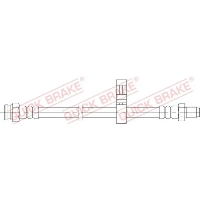 Billede af QUICK BRAKE 32.128 Bremseslange 366 M10x1 PEUGEOT: Boxer Van, Bus