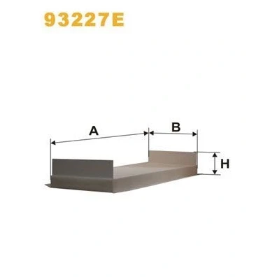 Billede af WIX FILTERS 93227E Kabinefilter Partikelfilter 465 176 70 MAN: TGL, TGA