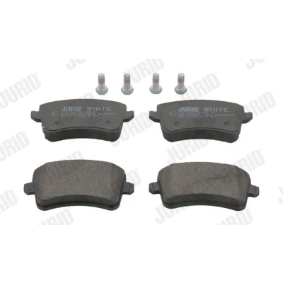 Billede af Jurid 573259JC Bremseklodser White Low Dust Keramik Ikke forberedt til slidindikator AUDI: A4 B8 Avant, A5 Sportback, Sedan