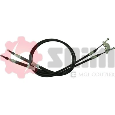 Billede af SEIM 554365 Håndbremsekabel midten 2x1252/1060 Tromlebremse OPEL: Astra G Caravan, Zafira A, CC