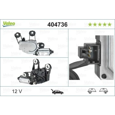 Billede af VALEO ORIGINAL PART 404736 Viskermotor 12 bag til venstre /højrestyring FORD: Fusion Stationcar, FIESTA 5
