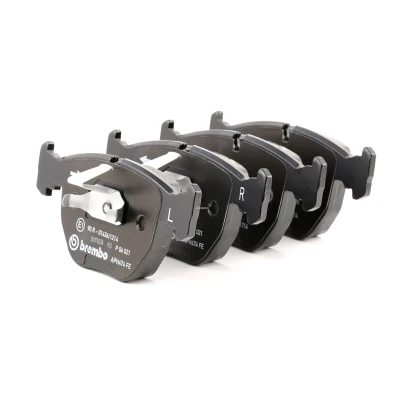 Billede af BREMBO P 06 021 Bremseklodser Forberedt til slidindikator med stempelklips uden tilbehør BMW: 5 Sedan, X5, 7