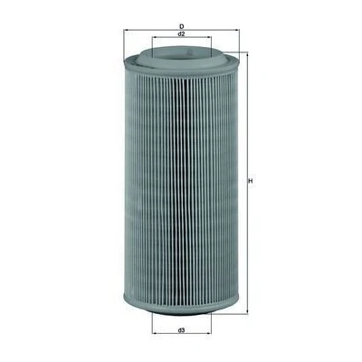 Billede af MAHLE ORIGINAL LX 685 Luftfilter 263,0 116,5 Filterindsats VOLKSWAGEN: Lupo / 3L, Polo III Hatchback