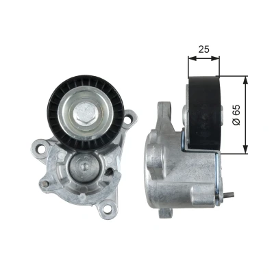 Billede af GATES T39193 Strammehjul FleetRunner Micro V Stretch Fit CITROËN: Xsara Picasso