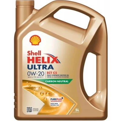 Billede af Shell Helix Ultra ECT C5 0W 20 5l Motorolie 550056348 BMW: 3 Touring, 1 Hatchback, Sedan, MERCEDES BENZ: C klasse T modell, Sedan