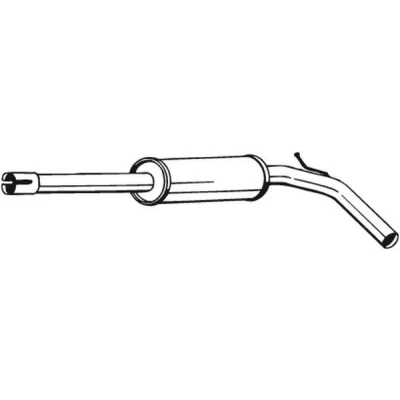 Billede af BOSAL 233 637 Midterste Lyddæmper VOLKSWAGEN: Polo III Hatchback