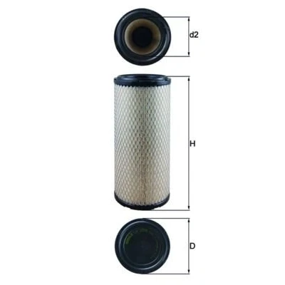 Billede af MAHLE ORIGINAL LX 2959 Luftfilter 312,0 127,5 Filterindsats