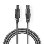 Billede af Speaker Cable 2 Pin Hunstik 10.0 m Runde PVC Mørkegrå Gaveæske