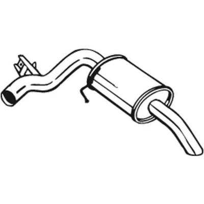 Billede af BOSAL 247 013 Lydpotte BMW: 1 Hatchback