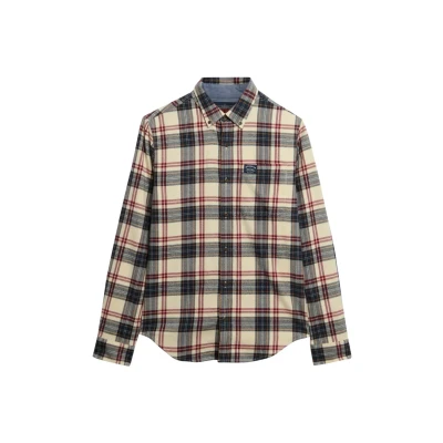 Billede af Superdry LONG Sleeve Skjorter, Herre, Størrelse: Small, Peyton check white