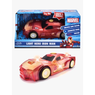 Billede af Marvel Iron Man Black Panther Light Up Bil 1:32