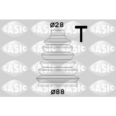 Billede af SASIC 4003455 Drivakselmanchet hjulsidet Termoplast RENAULT: CLIO 2, Scénic 1