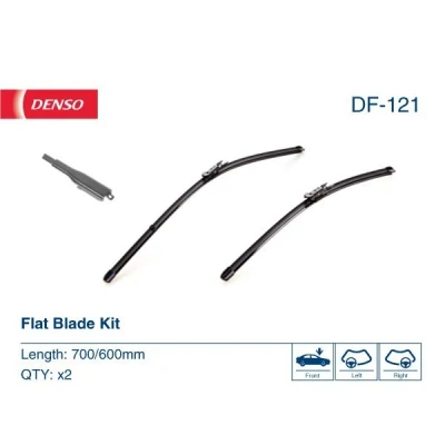 Billede af viskerblad Denso DF 121 Fladblad CITROËN: C4 I Hatchback, Coupe