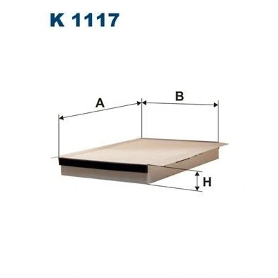 Billede af FILTRON K 1117 Kabinefilter Partikelfilter 261 165 30 VOLVO: V70 2, XC70 I Cross Country,