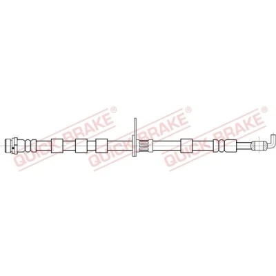 Billede af QUICK BRAKE 58.896 Bremseslange 395 FORD: FIESTA 6
