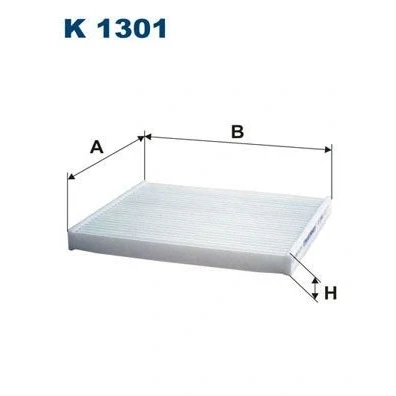 Billede af FILTRON K 1301 Kabinefilter Partikelfilter 162 193 19 SUZUKI: Alto VII, VI, NISSAN: Pixo